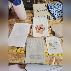 Lot of 27 empty Jewelry Dustbags Kendra‎ Scott Lizzy James & More